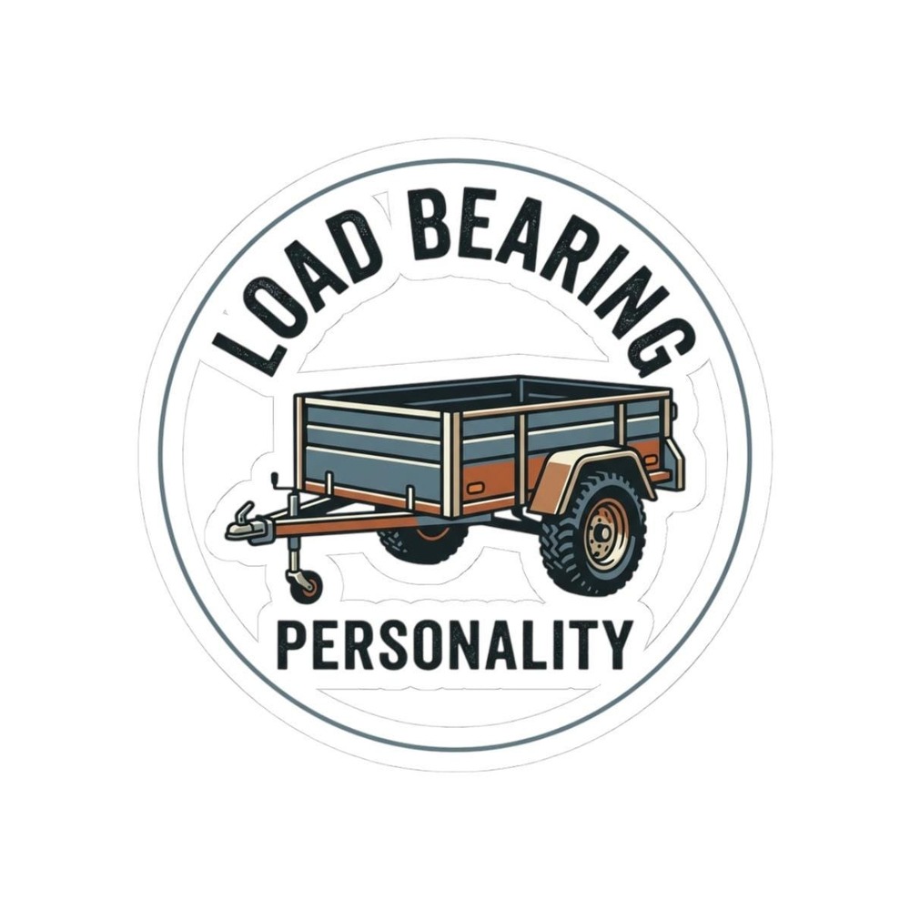 Three Dog Acres Load Bearing Personality Trailer Sticker Kiss-Cut Vinyl Decal